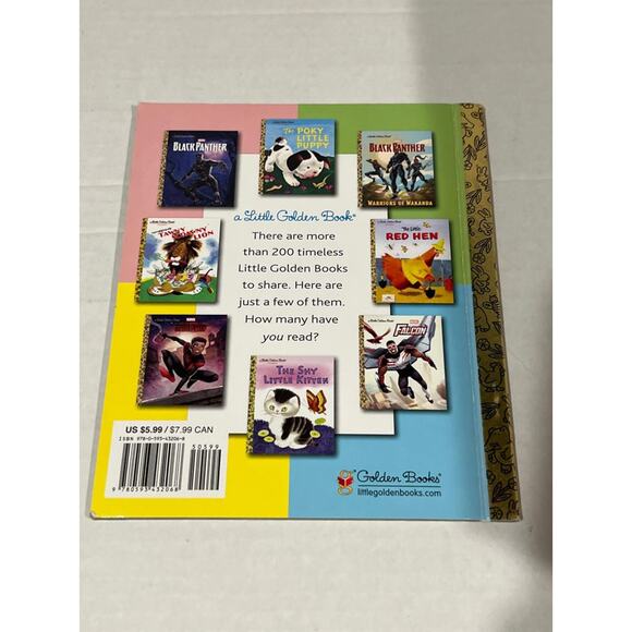 Lot of 5 Little Golden Books – Elmo Loves You, Black Panther, Trolls, Simone - Picture 5 of 11